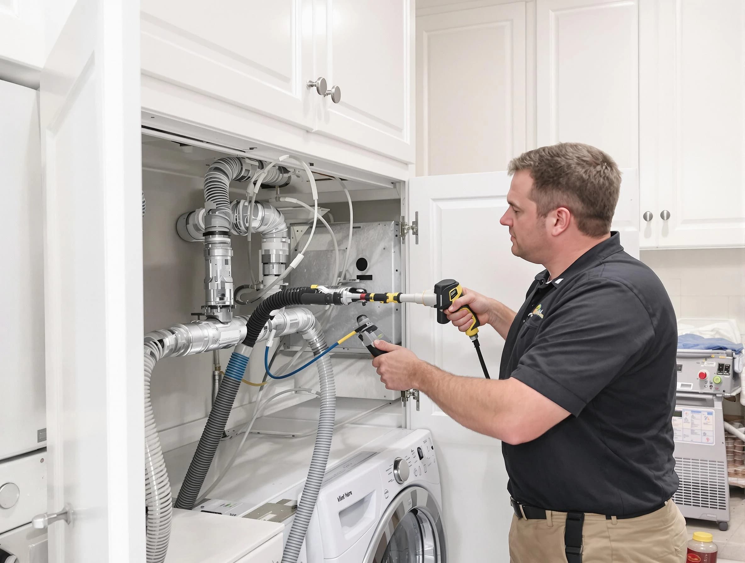 Sylacauga Dryer Vent Cleaning professional removing severe blockage from a clogged dryer vent in Sylacauga