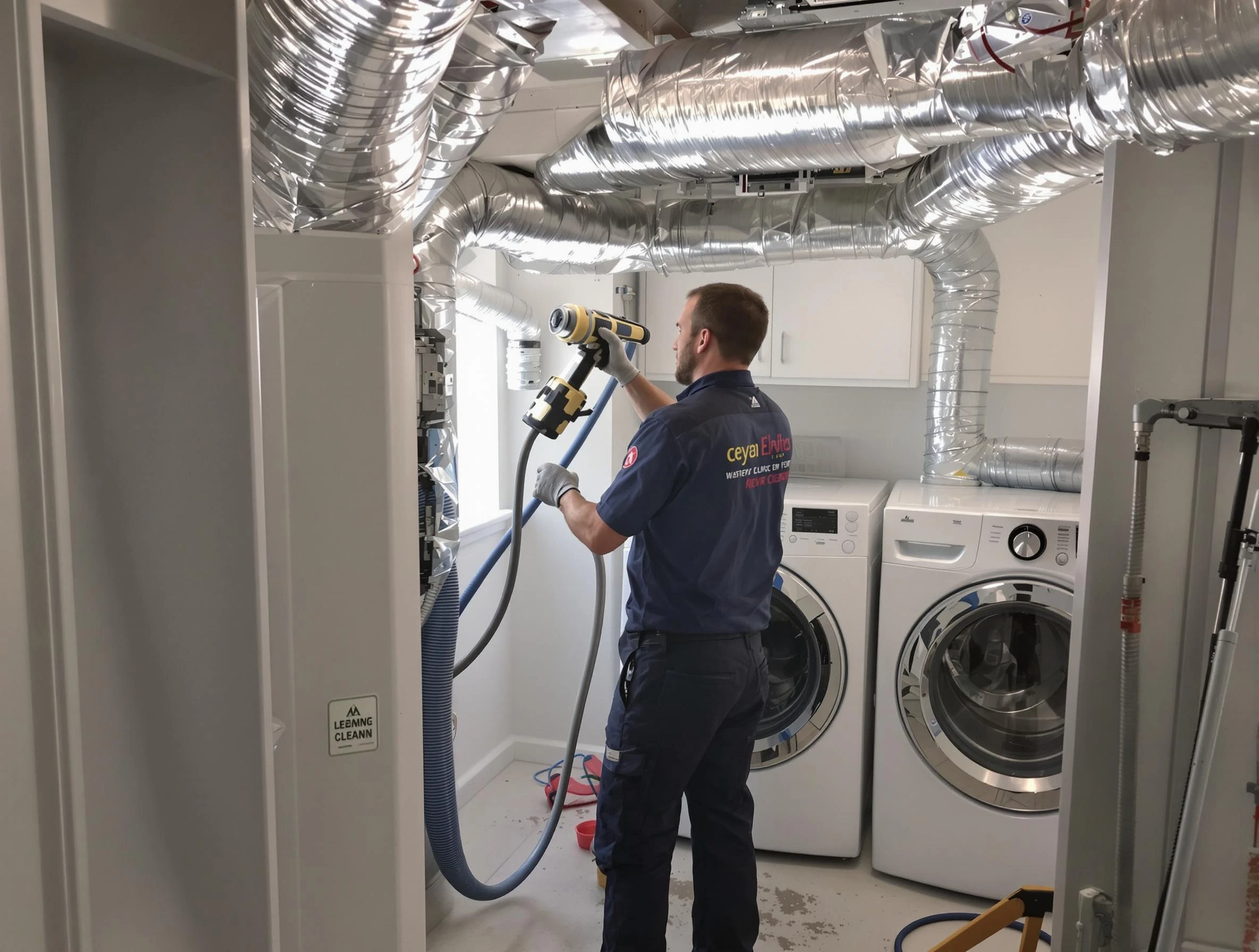 Sylacauga Dryer Vent Cleaning specialist using advanced equipment for thorough duct cleaning in Sylacauga